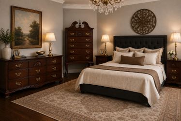 Like NEW WayFair 5-Piece BEDROOM Set DRESSERS Night Stands BED