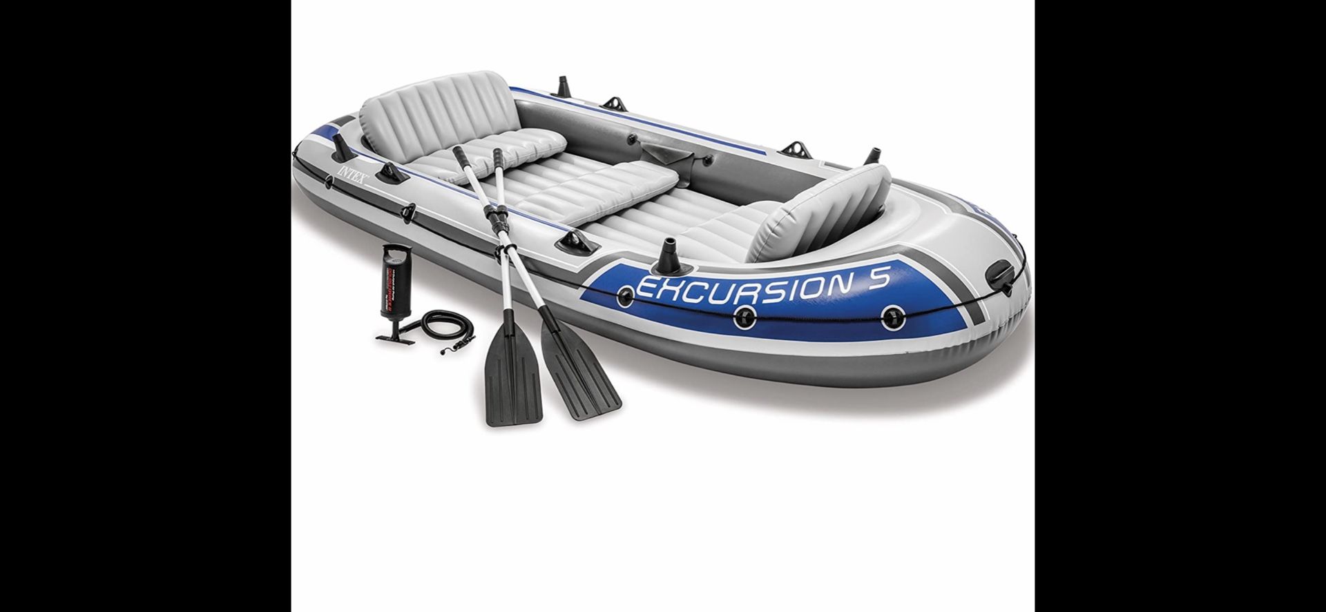 Brand new intex 5 person inflatable boat