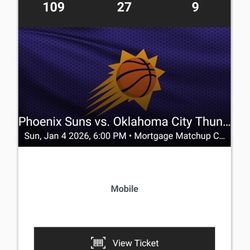 Suns vs Thunder 1/4/26