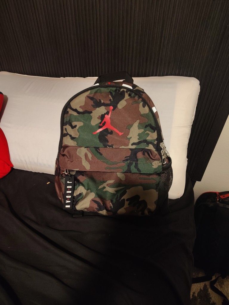 Small Jordan Camo Backpack