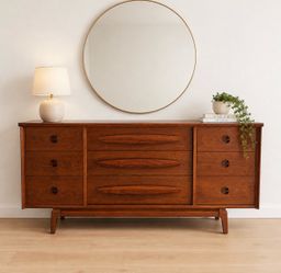 Ward Furniture Vintage MCM Dresser