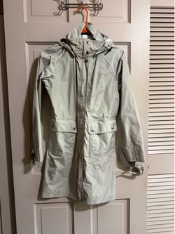 Women’s Patagonia Torrentshell Trench Coat Size Small Removable Hood