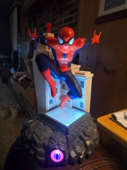 Talking and lighting spiderman bank