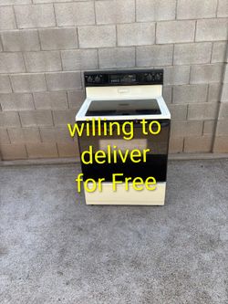 Whirlpool Glass-Top Electric Range – Works Great