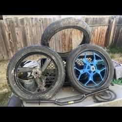 Mini Chopper Rims And Tire 