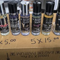 Mens And Woman's Perfume Oils 