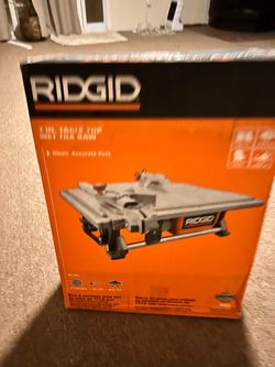 7” Rigid wet tile saw