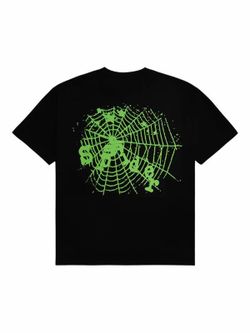 Black/Green Sp5der x UY SCUTI Tee