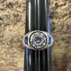 18k Art Deco Ring Size 7 