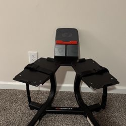 Bowflex 552 Dumbbell Stand With Media Rack 