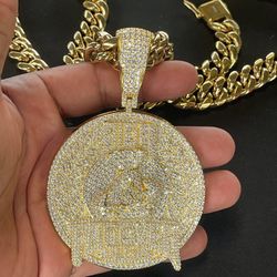 Big Diamond Pendant Set 