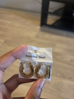 Gold mini hoop Earrings
