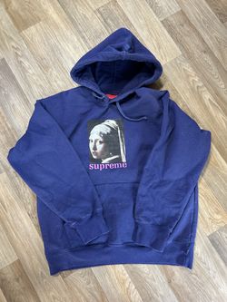 Purple supreme hoodie Size Medium