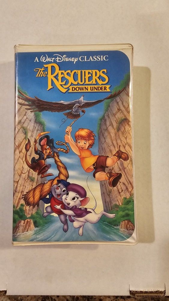 VHS DISNEY THE RESCUERS  Black Diamond Classics
