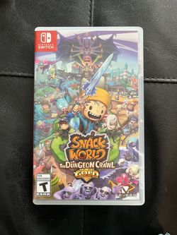 Snackworld Nintendo Switch (With Case)