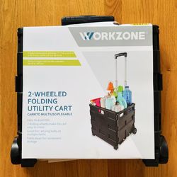 Folding utility cart