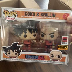 Dragon Ball Goku and Krillin Funko Pop