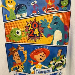 New 2024 Pixar Fest Hoodie size Large 