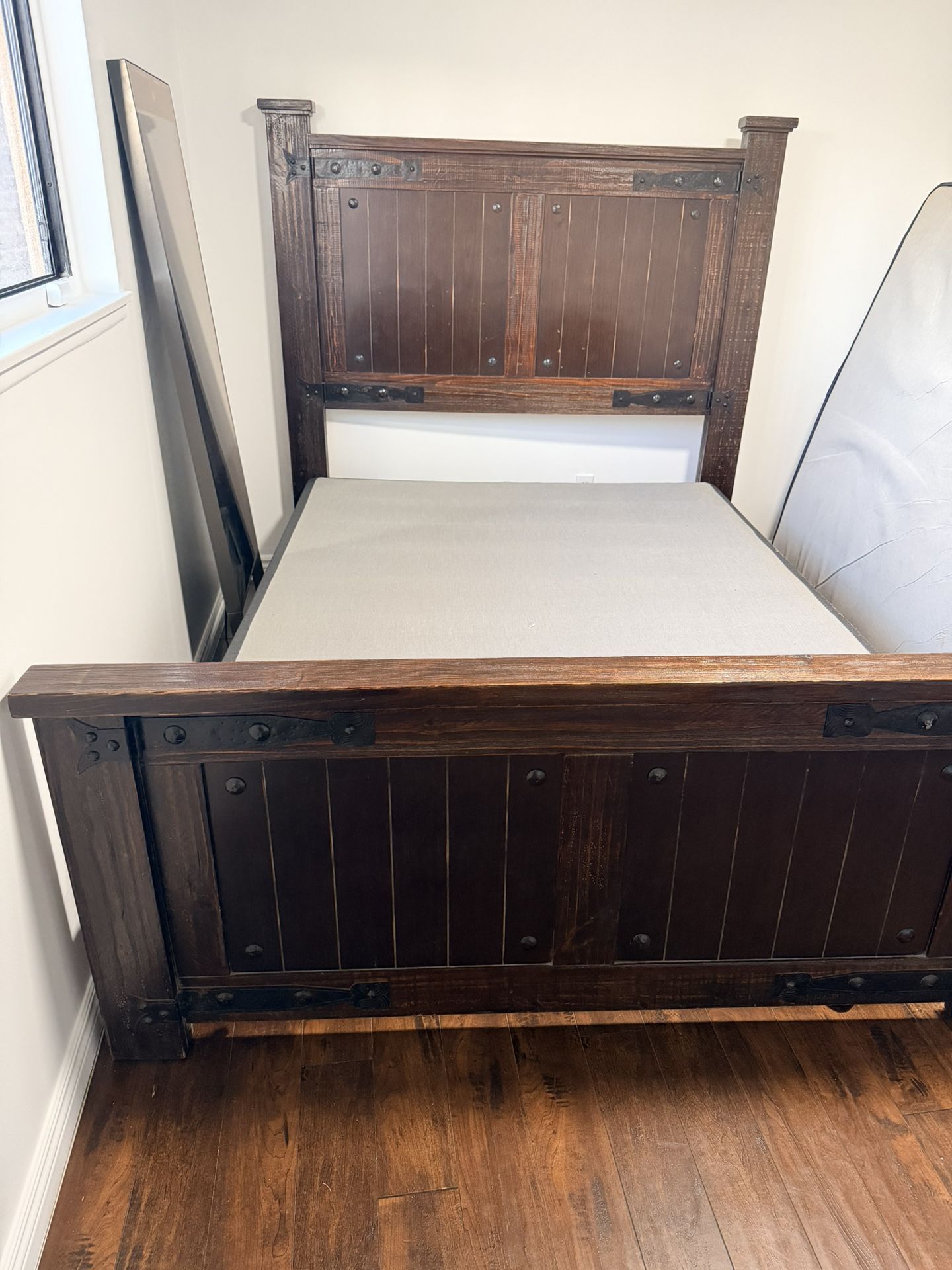 3 Piece Bed Set With Box Spring FREE