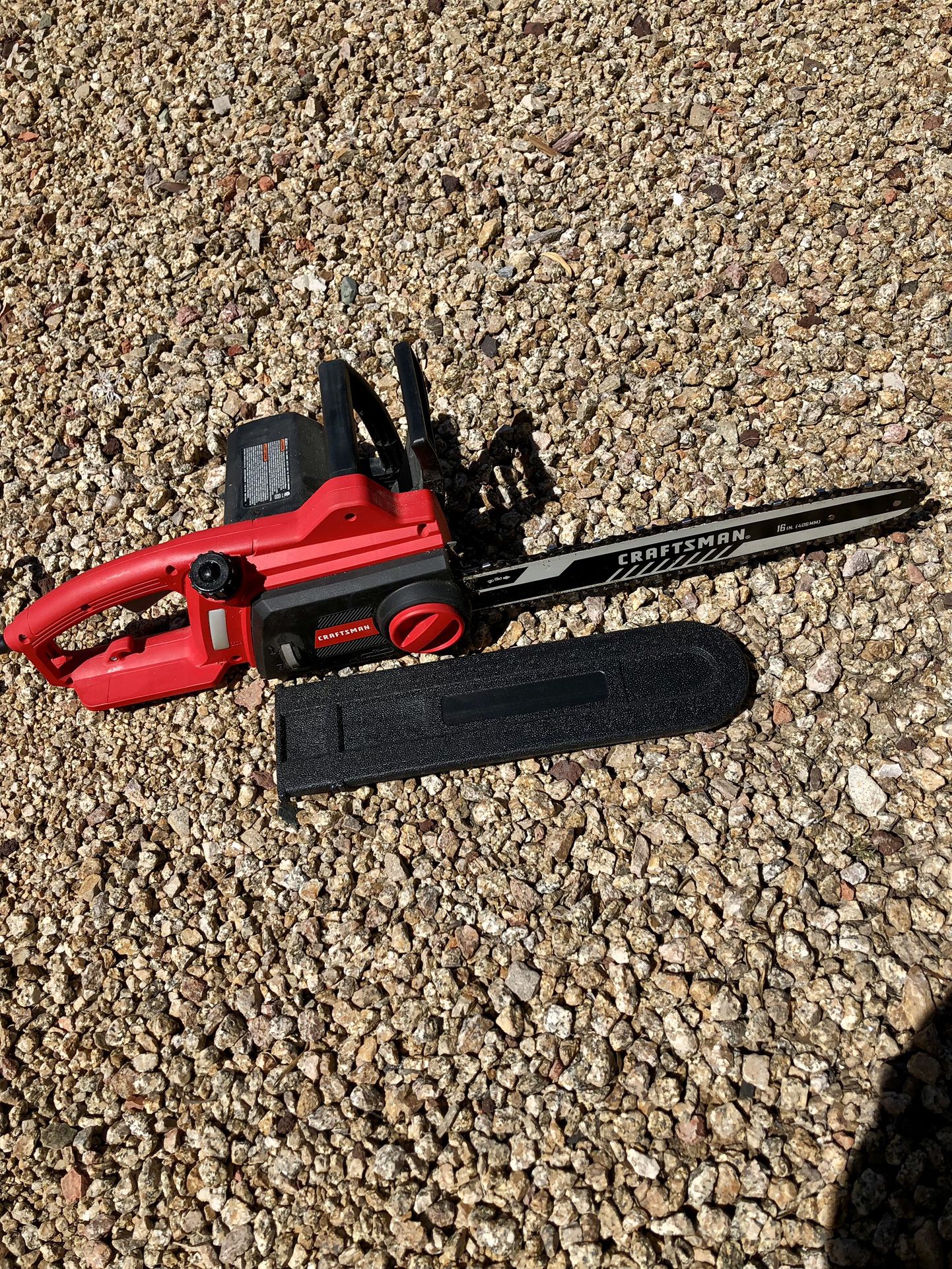 Craftsman 16” Chainsaw 110 V. CASH ONLy