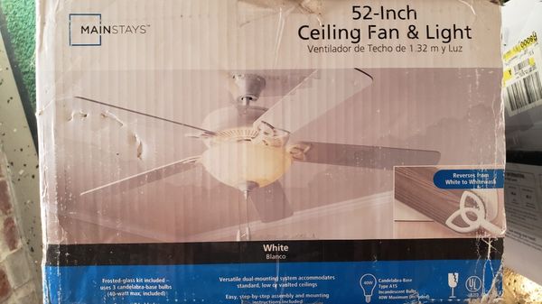 Mainstays 52 Ceiling Fan For Sale In Colleyville Tx Offerup
