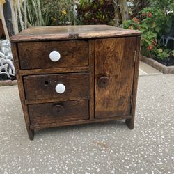 Primitive Wood Cupboard / Cabinet