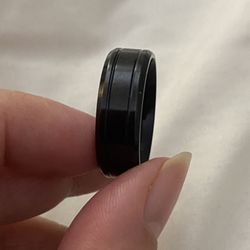 Men’s Fashion Stainless Steel Wedding Band Size 11