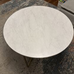 Best Choice Products 36in Faux Marble Accent Table