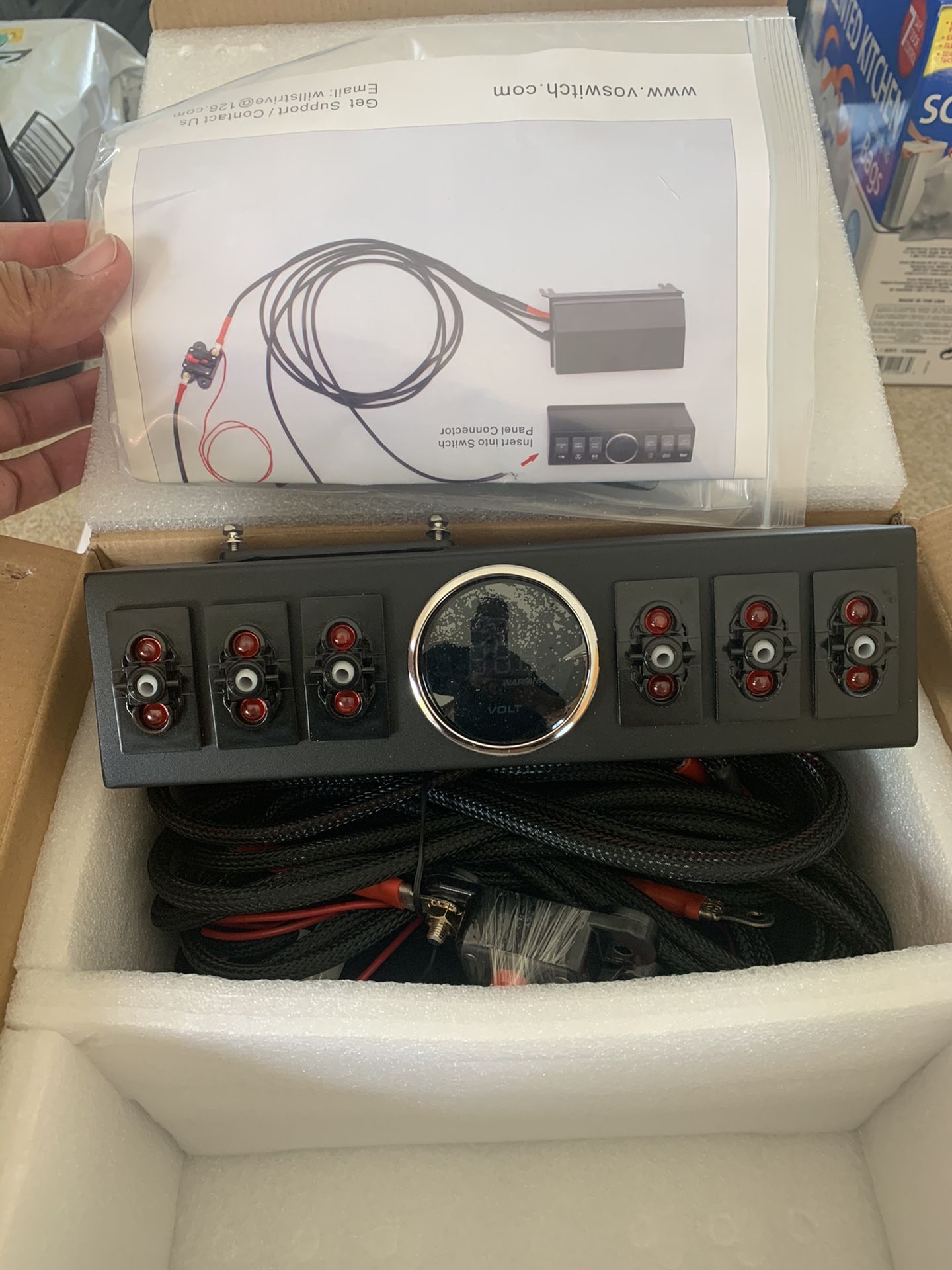 6 switch panel for your car truck or boat !!!