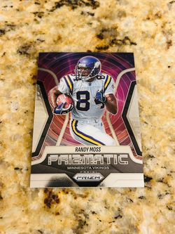 Randy Moss Panini Prizm Card