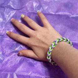 Lavender Loom Bracelet 