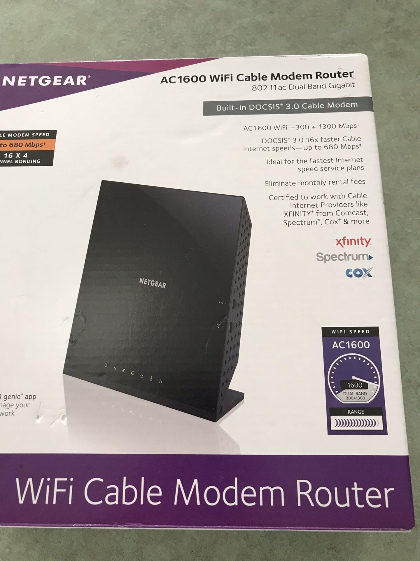 Wifi cable modem Router