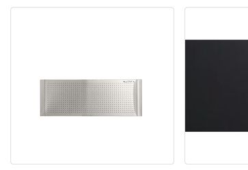 Husky 52 in. W to 72 in. W Stainless Steel Adjustable Pegboard