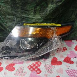 2011-15 Ford Explorer Regular Black Left Headlight 