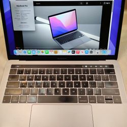 Apple MacBook Pro 13 " .  Intel Core i5,  8 GB Memory . Touch Bar