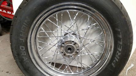 Fatboy spoke wheels and tires