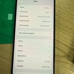 iPhone 14 Pro Max 512gb unlocked