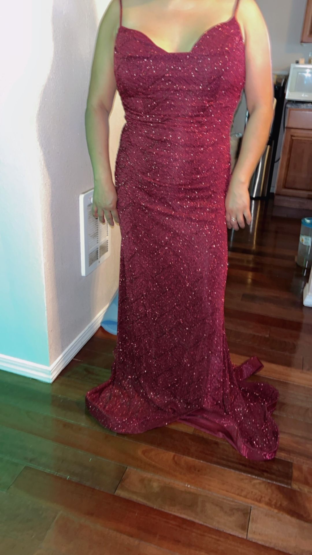 Shay Formal Lurex Glitter Dress 👗