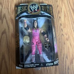 Bret Hart WWE WWF Classic Superstars Jakks Wrestling Figure Best Of Series New!!