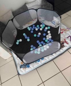 Portable small animal playpen only