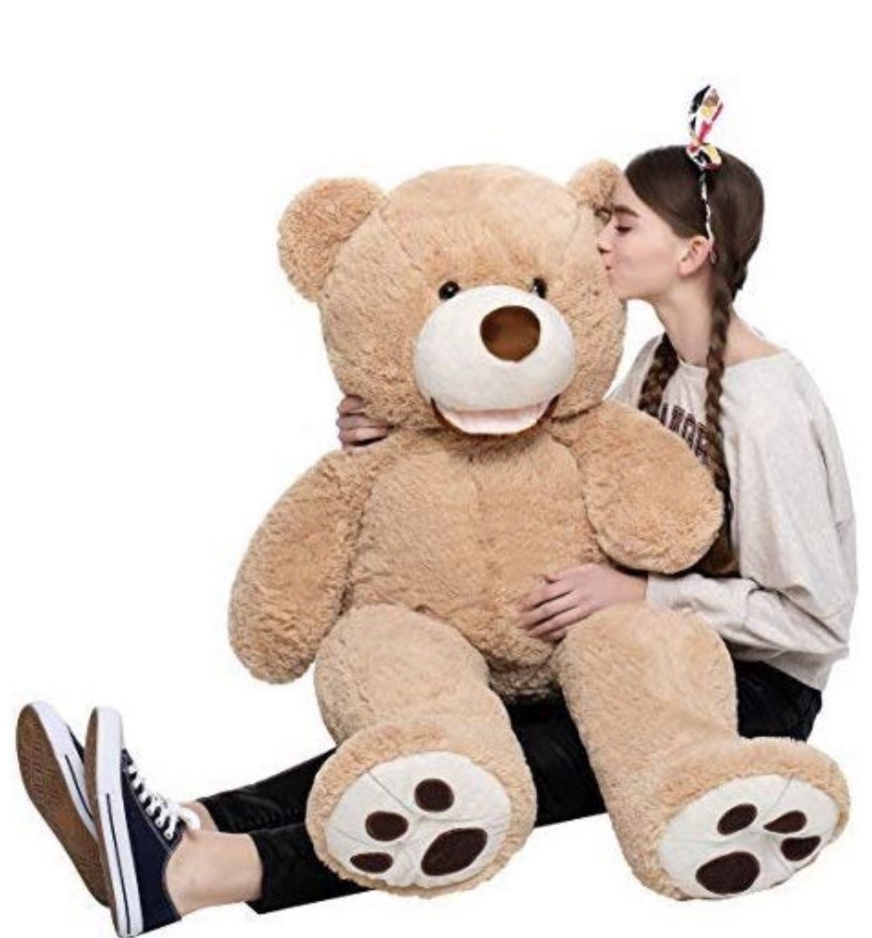 Teddy bear soft stuffed 51 inches