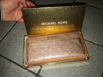 Michael kors rose gold wallet NEW