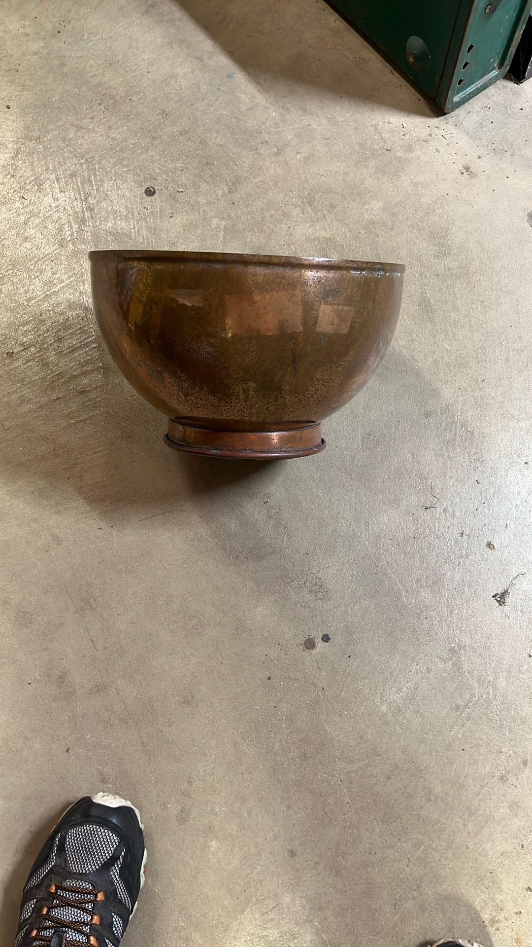 Antique Copper Bowl