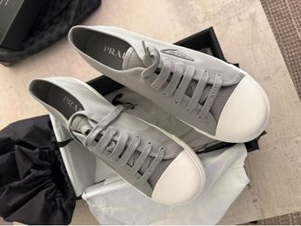 Prada Men's Cotton Gabardine Sneakers