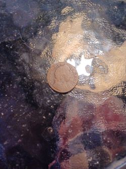 Antique Copper Coin with Portrait
