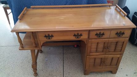 Antique maple desk