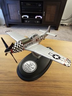 Mustang P-51 WWII Fighter Plane | Franklin Mint | Model B11XR80 | 1:48 scale | Diecast 