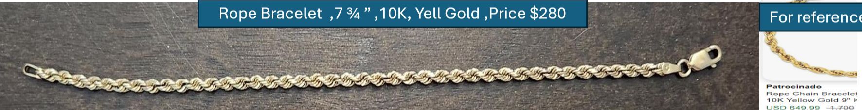 Gold bracelet