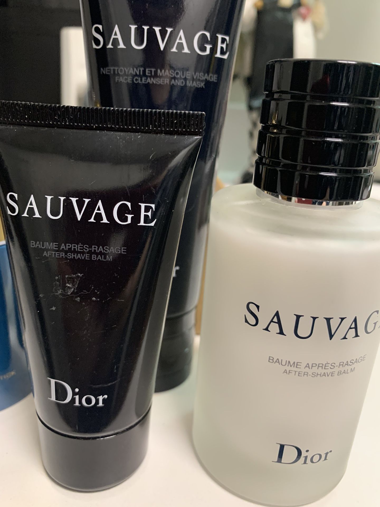 Dior Sauvage And Versace Mens Colognes