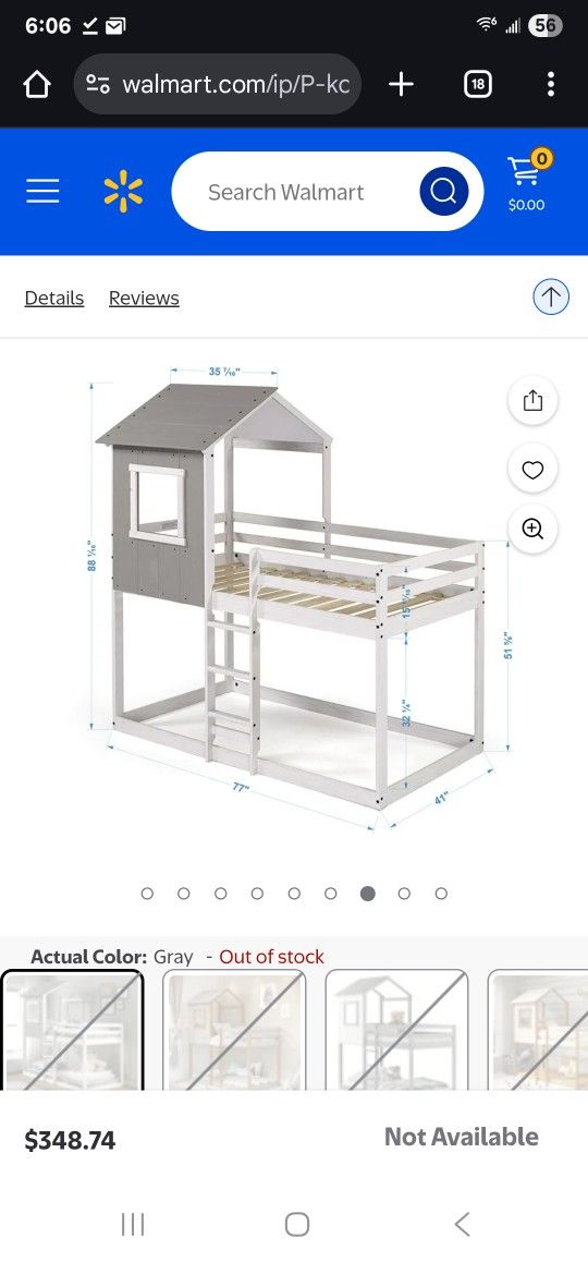 Twin Bunkbed Treehouse 